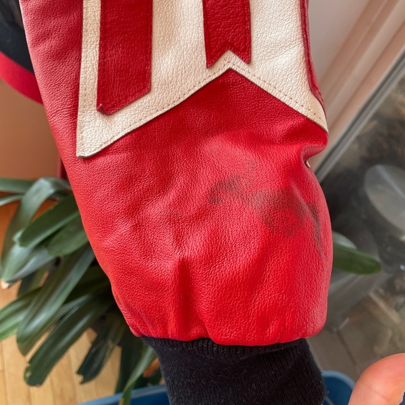 XL 🏍️ RARE USA 🇺🇸 unique Men’s LEATHER jacket coat moto - Picture 10 of 16